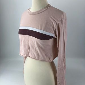 Long sleeve crop top